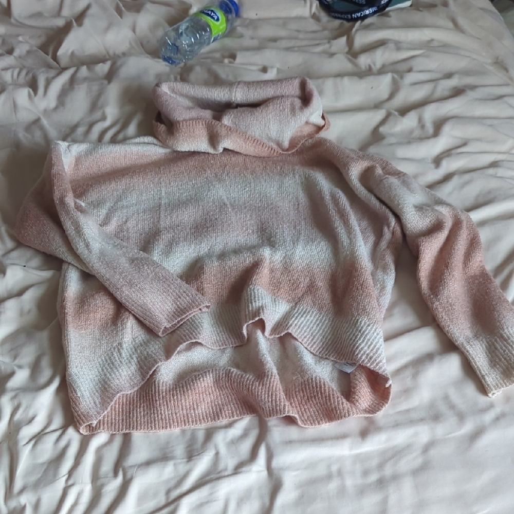 Mexx Women's Cowl Neck Sweater - Pink and Cream - Picture 6 of 6